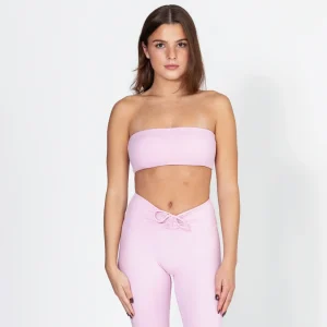 Rosette bandeau top - Blush