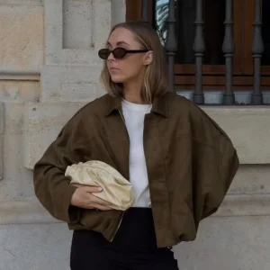 VMHAZEL Otw Bomber - Military Olive