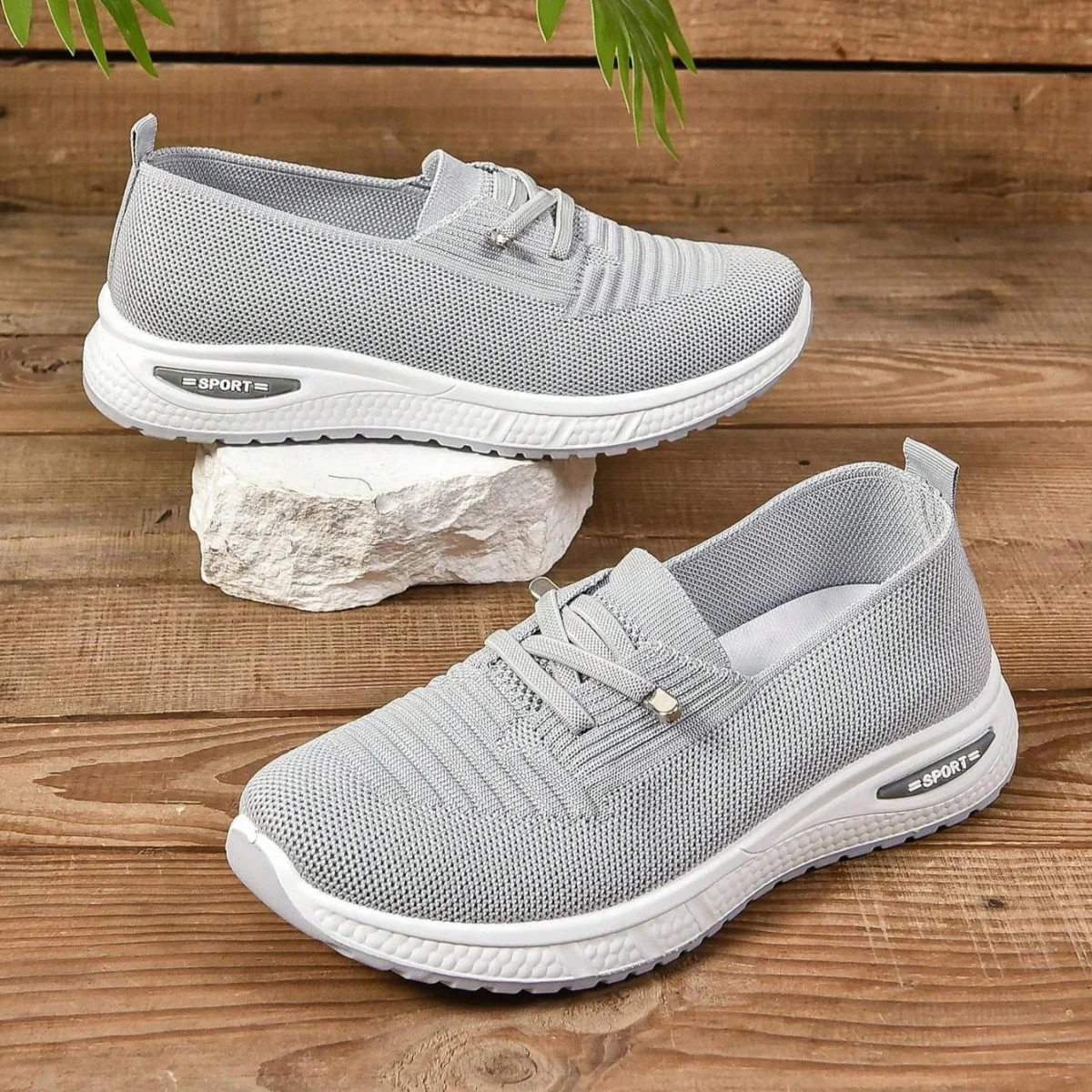 Sneakers Dam Slip On Breda Tår - Bild 8