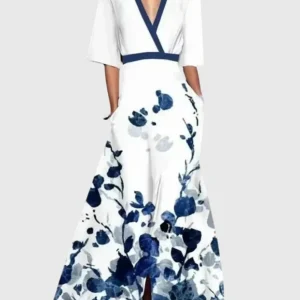 Ella | Maxiklänning Dam Blommig