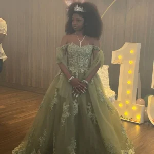 Sweet 16 Quinceanera Dresses With 3D Flowers Off Shoulder Party