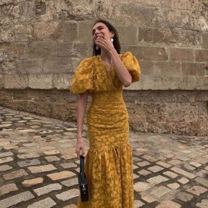 Exquisite Custom Made Floor Length Evening Prom Dress