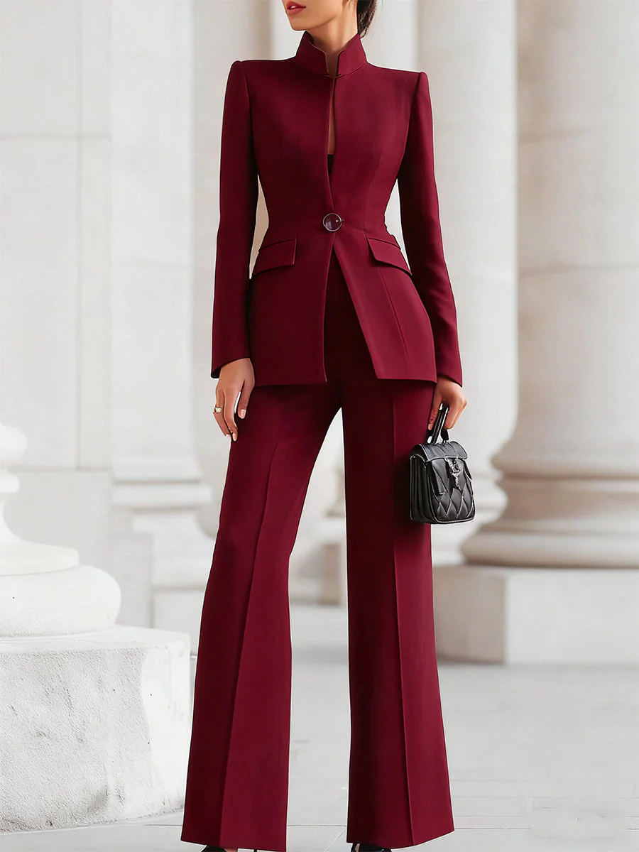 Elina | Kostym Dam Blazer Och Byxor - Bild 8