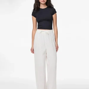 PCSASTINA Trousers - Cloud Dancer