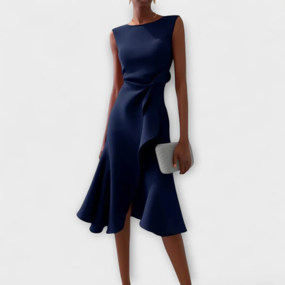 Darlene | Midiklänning Dam Asymmetrisk - Bild 4
