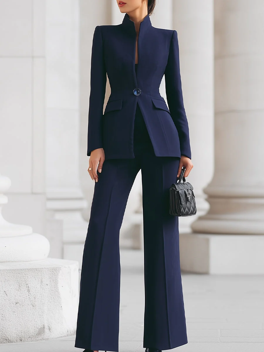 Elina | Kostym Dam Blazer Och Byxor - Bild 4