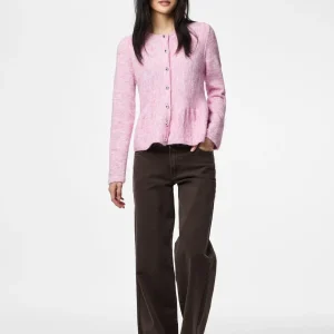 PCPINGE Knit Cardigan - Roseate Spoonbill