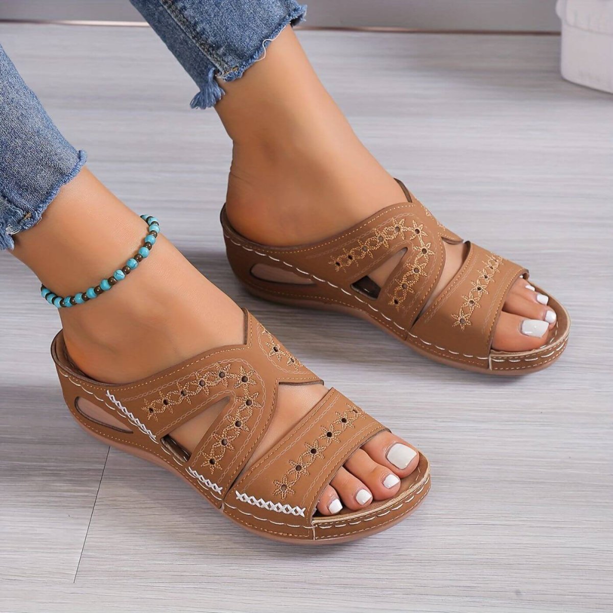 Alina™ - Halkfria Ortopediska Sandaler - Bild 6