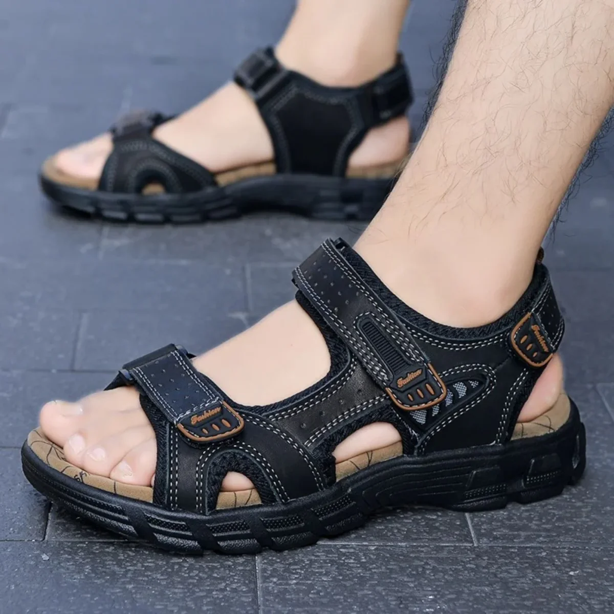 Arvid™ - Ultimat Stöd Ortopediska Sandaler - Bild 4