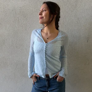 PCBAISY Cardigan - Cashmere Blue