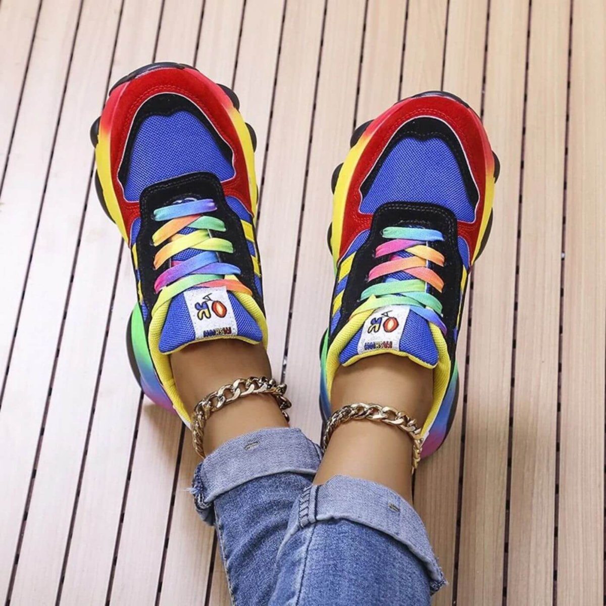 Cecilia™ - Färgglada Ortopediska Sneakers - Bild 4