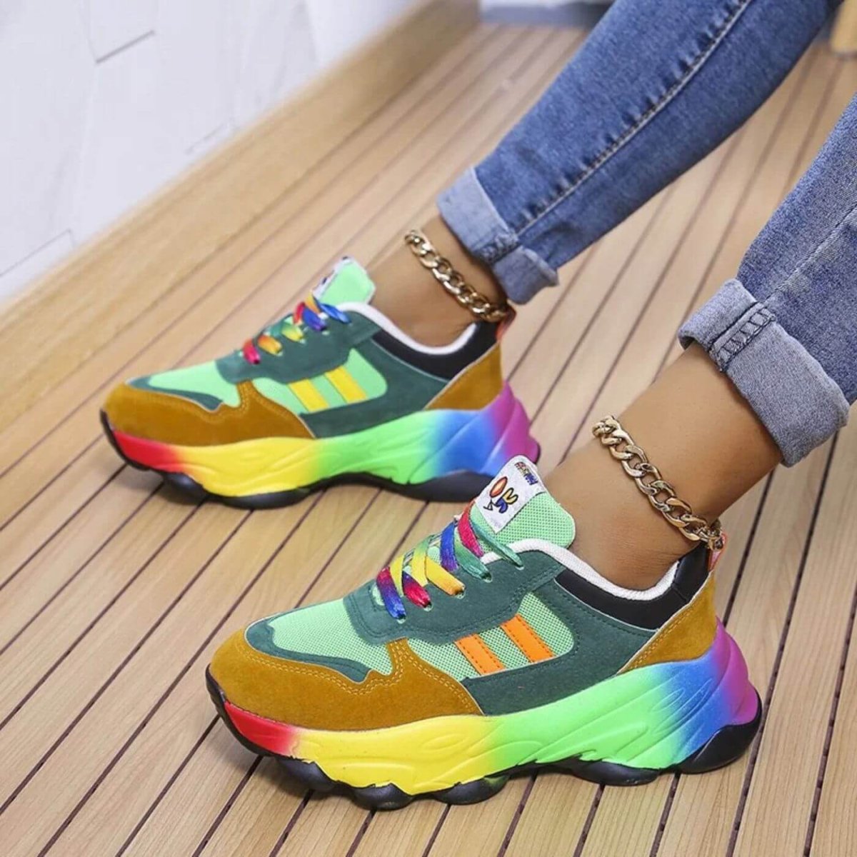 Cecilia™ - Färgglada Ortopediska Sneakers - Bild 7