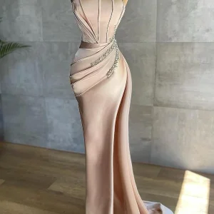 Champagne Black Girl Balklänning för Curvy Girl