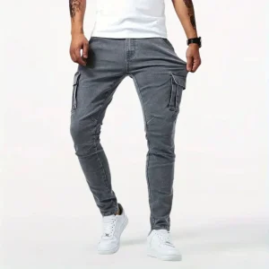 Charlie™ – Jeans med Cargofickor