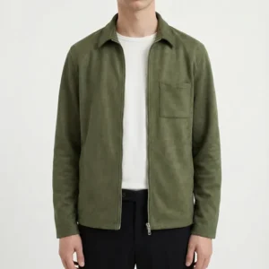 Neo vegan suede overshirt 2.0