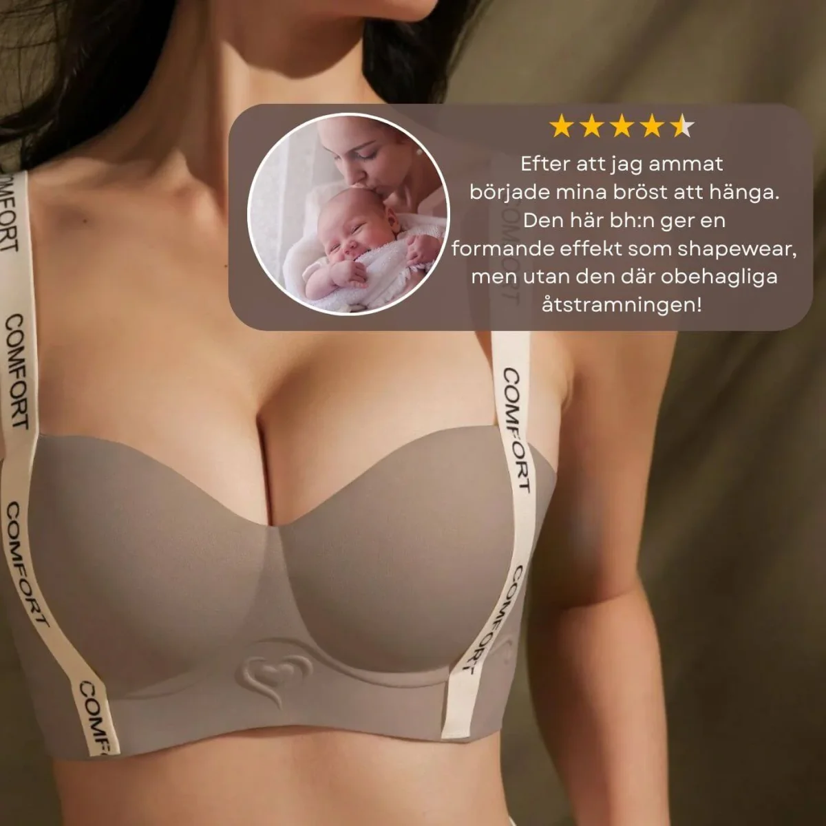 ComfortLift+ – Trådlös Push-Up Komfort-BH (1+1 GRATIS) - Bild 4