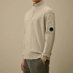 C.P. Company Knitted Wool Half Zip
