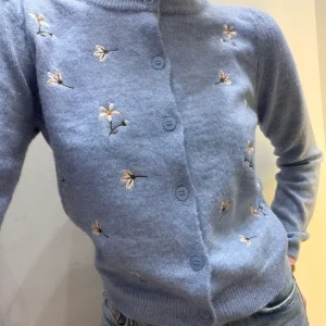 VMFIORELLA Knit Cardigan - Brunnera Blue