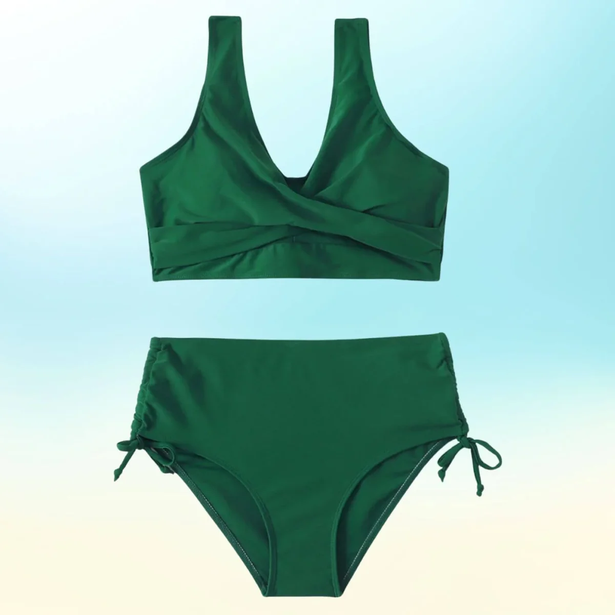 Elin – Sportig Sommarbikini med Dragsko - Bild 8