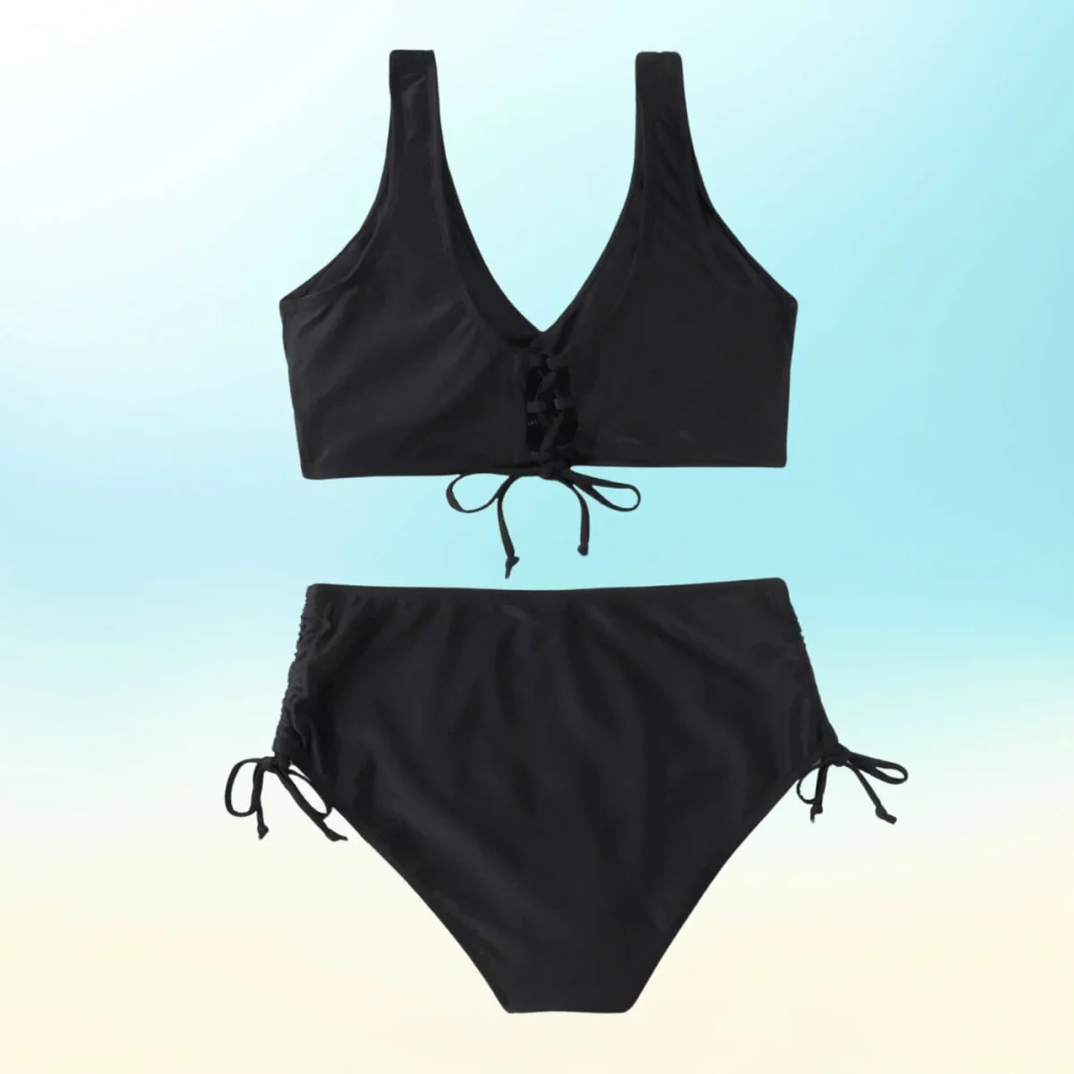Elin – Sportig Sommarbikini med Dragsko - Bild 9