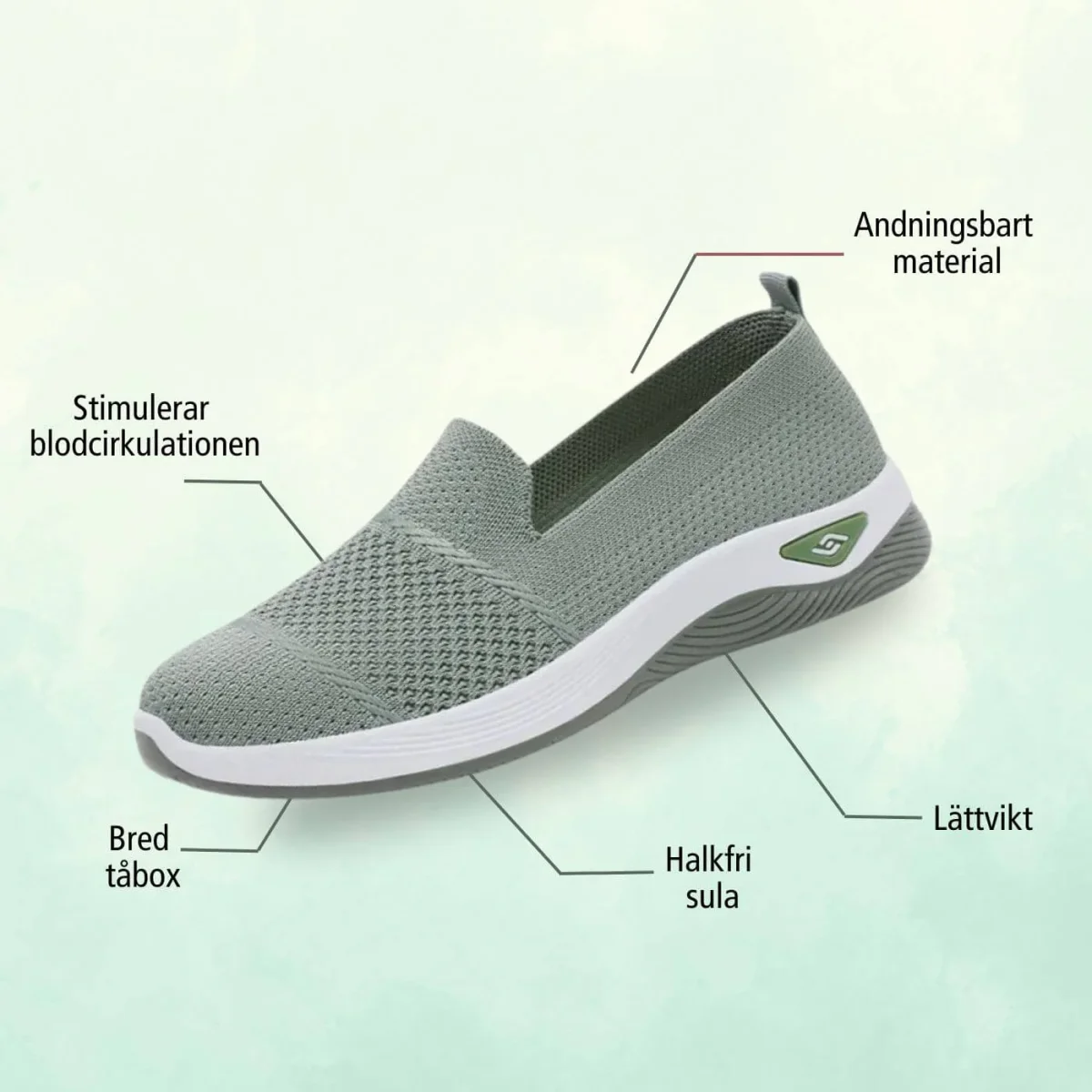 ErgoFit - Andningsbara Ortopediska Komfortsneakers (1+1 GRATIS) - Bild 5