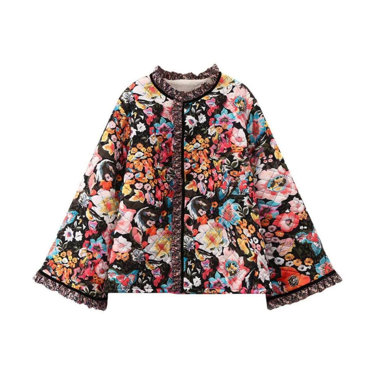Maja™ - Varm Blommig Jacka - Bild 6