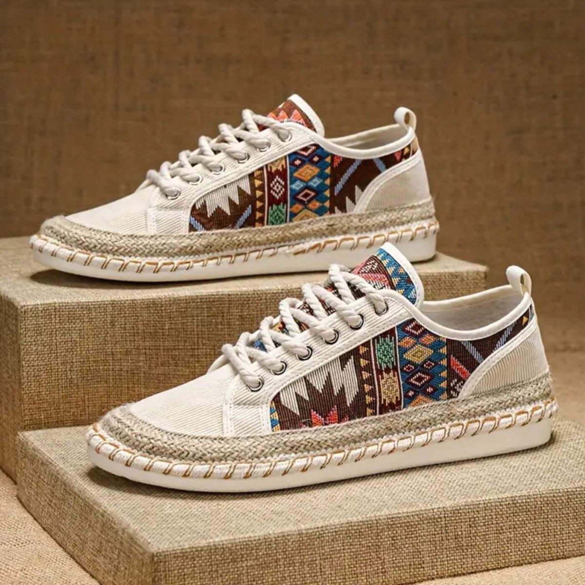 Mathias - Trendiga Aztekiska Sneakers - Bild 3
