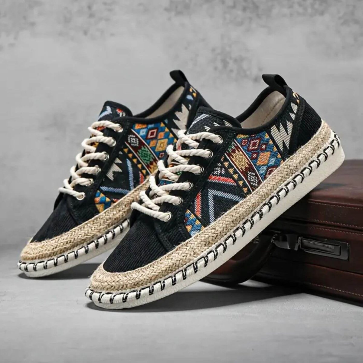 Mathias - Trendiga Aztekiska Sneakers - Bild 5