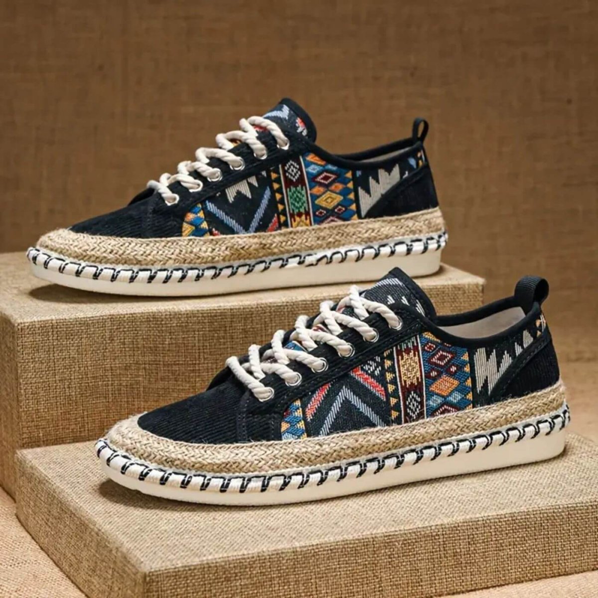 Mathias - Trendiga Aztekiska Sneakers - Bild 6