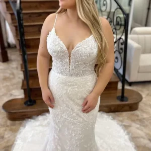 Bröllopsklänning för kurviga brudar