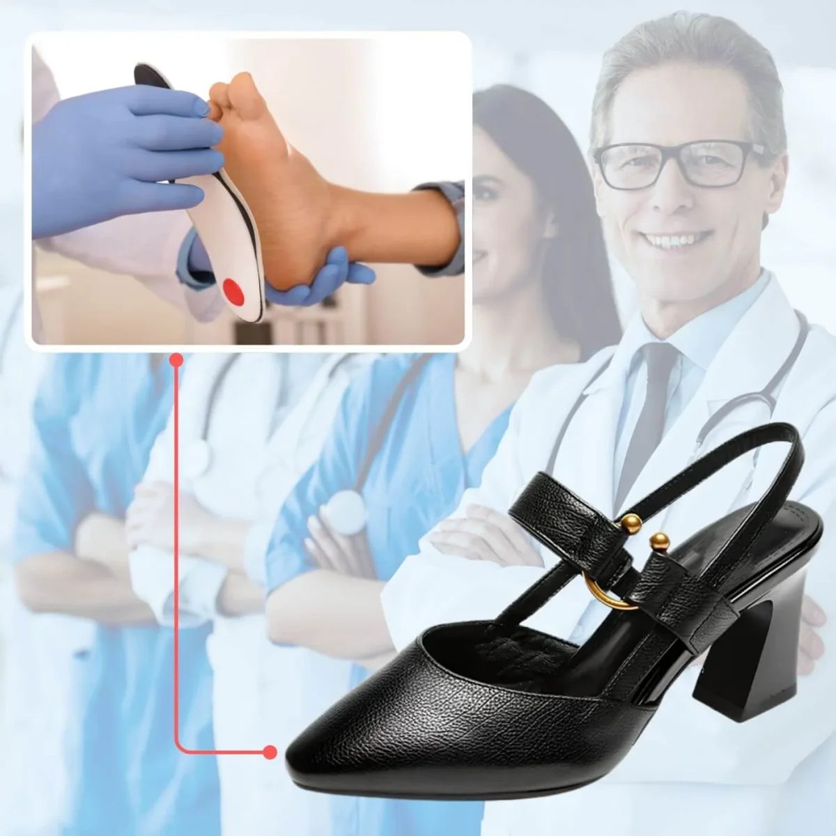 Meya™ – Ortopediska Bekväma Sandaler med Klack - Bild 5