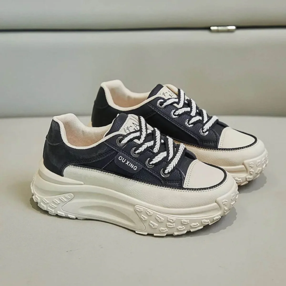 Mivora™ – Bekväma Sneakers med Hög Sula - Bild 2