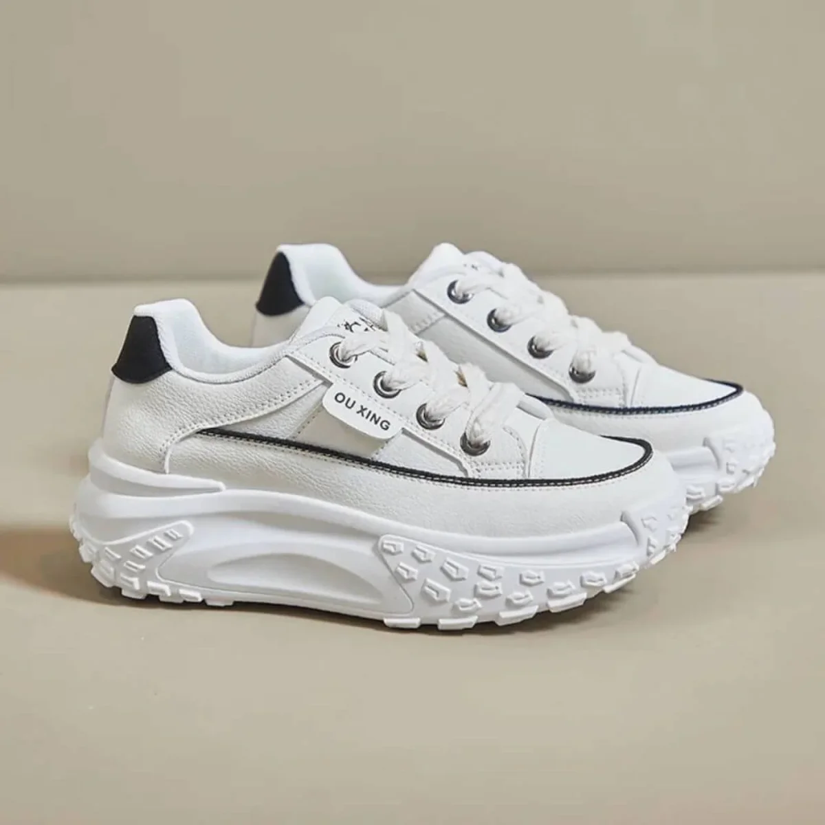 Mivora™ – Bekväma Sneakers med Hög Sula - Bild 4