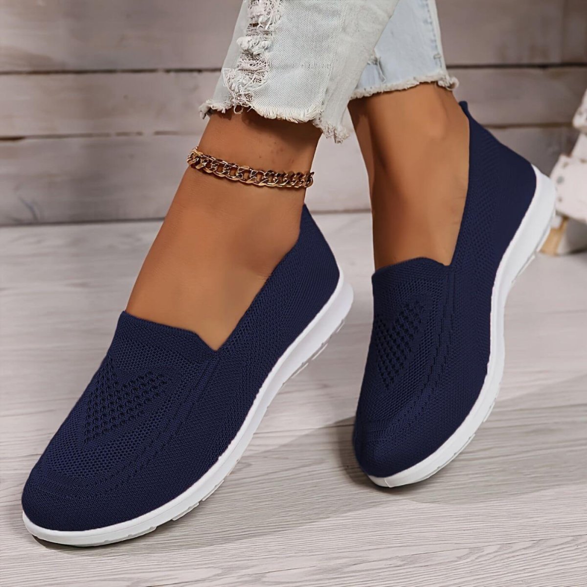 Nova – Andningsbara Ortopediska Slip-on Skor - Bild 7