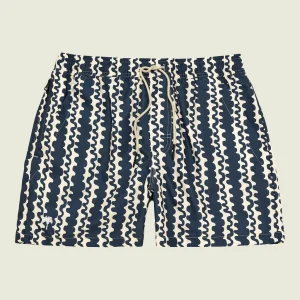 Blue Scribble Swim Shorts