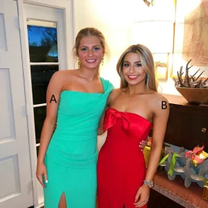 Elegant Long Sleeveless Prom Evening Gowns Fashion Dresses