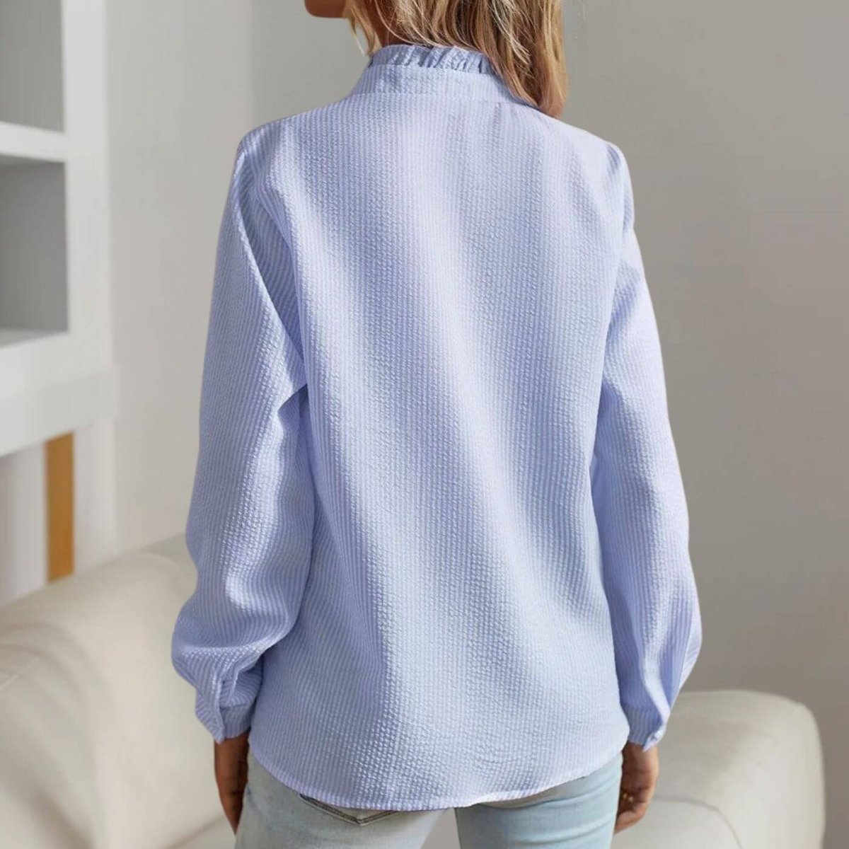Rebecca - Ultimat Komfort och Elegant Blus - Bild 4