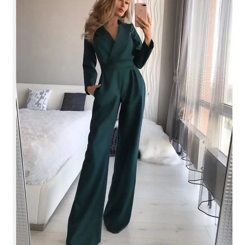 Hanna | Jumpsuit Dam Vid Bensiluett Krage - Bild 5