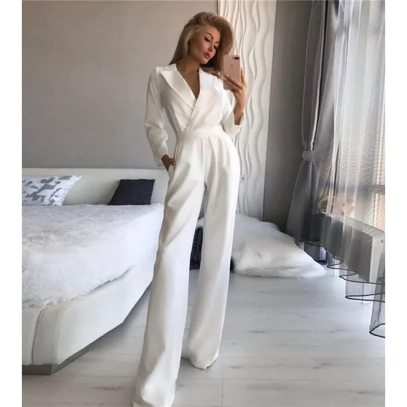 Hanna | Jumpsuit Dam Vid Bensiluett Krage - Bild 3