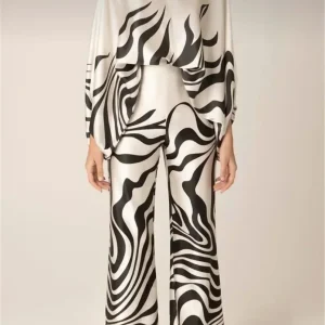 Sofia | Set Dam Topp Asymmetrisk Byxor Vida Ben