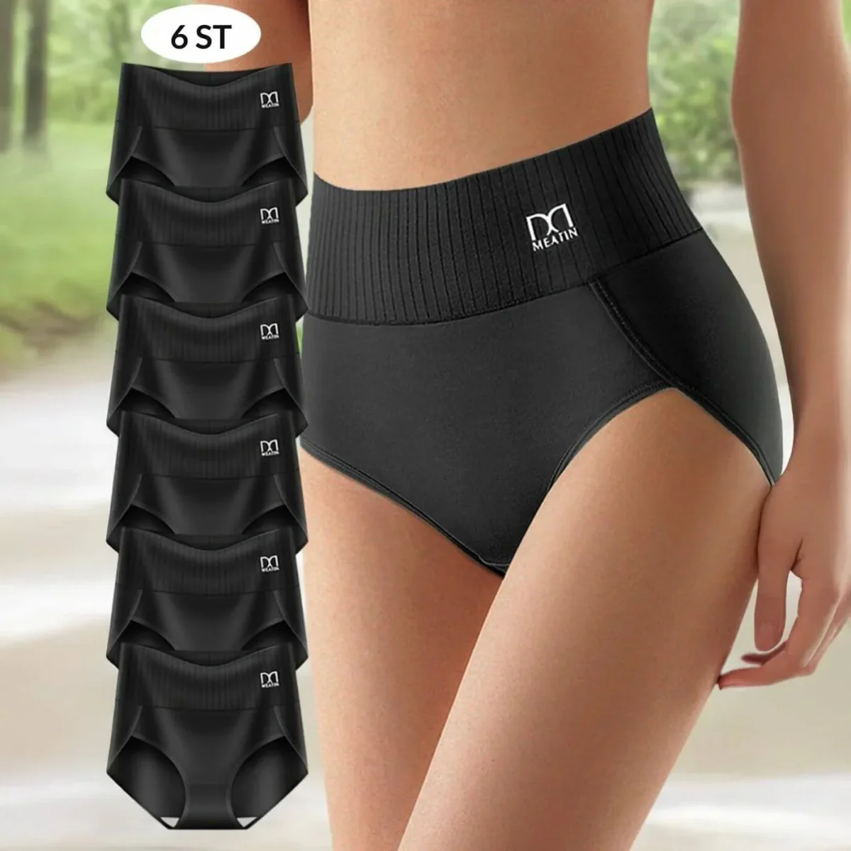 Sabina - 6-pack Trosor med Magstöd och Hög Midja - Bild 2