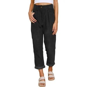 Livia | Manchestebyxor Dam Hög Midja