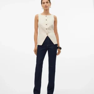 VMTESSA Jeans - Dark Blue Denim