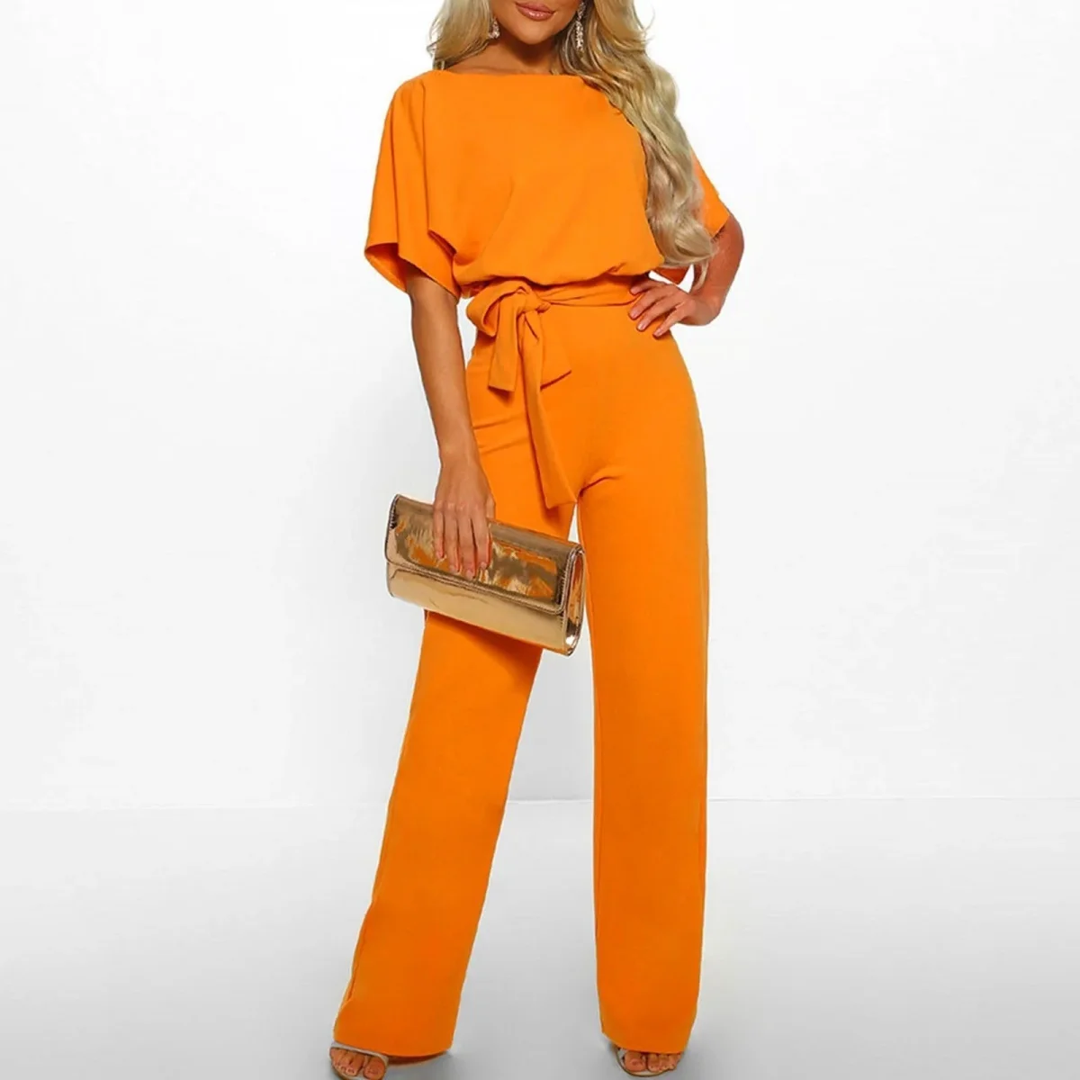 Ida | Jumpsuit Dam Kort Ärmar - Bild 9