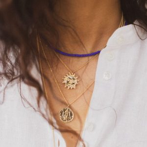 Halssmycke Anaïs blå