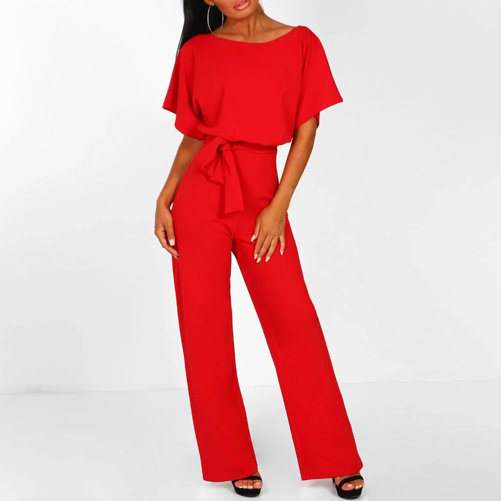 Ida | Jumpsuit Dam Kort Ärmar - Bild 8