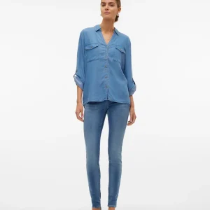 VMBREE Shirt - Medium Blue Denim