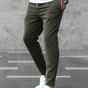 Byxor Herr Stretch Resårmidja Dragkedja