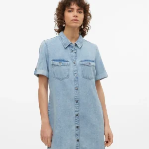 VMJENNIE Dress - Light Blue Denim