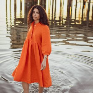 Emily Klänning Blood Orange